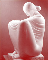 "CONTEMPLAZIONE", 1923, marmo, 104 cm, Galleria Mestrovic, Split (Institute of Art, Detroid, Stati Uniti d'America) fotografia: Ivo Pervan