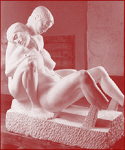 "VEDOVE" pietra, 1907, Galleria Mestrovic, Split -fotografia: Ivo Pervan